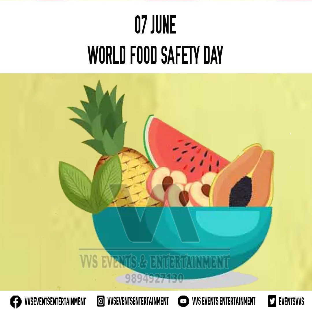 World Food Safety Day
World Food Safety Day 2022

#WorldFoodSafetyDay
#WorldFoodSafetyDay2022
#FoodSafetyDay
#FoodSafetyDay2022
#WFSD
#WFSD2022