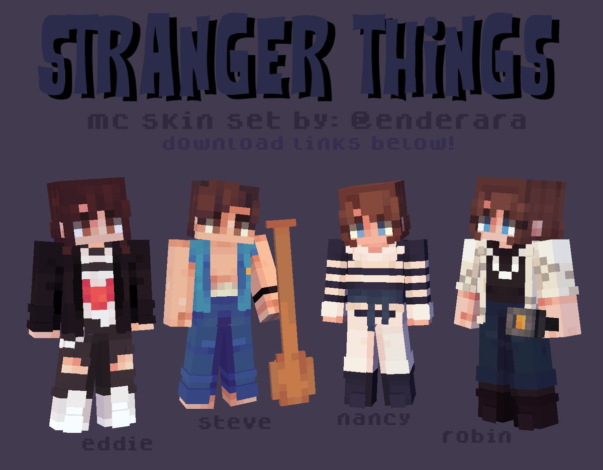 Stranger Things Skin Pack in Minecraft