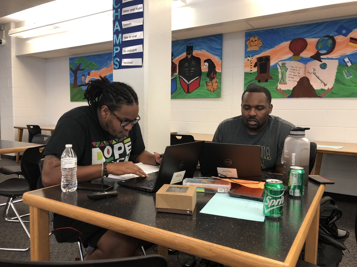 “I am going to feel good headed into summer with all this work done.” Says the Super Awesome <a href="/Newburg_JCPS/">Newburg Middle School</a> 8th Grade Math PLC
#ubdcamp2022