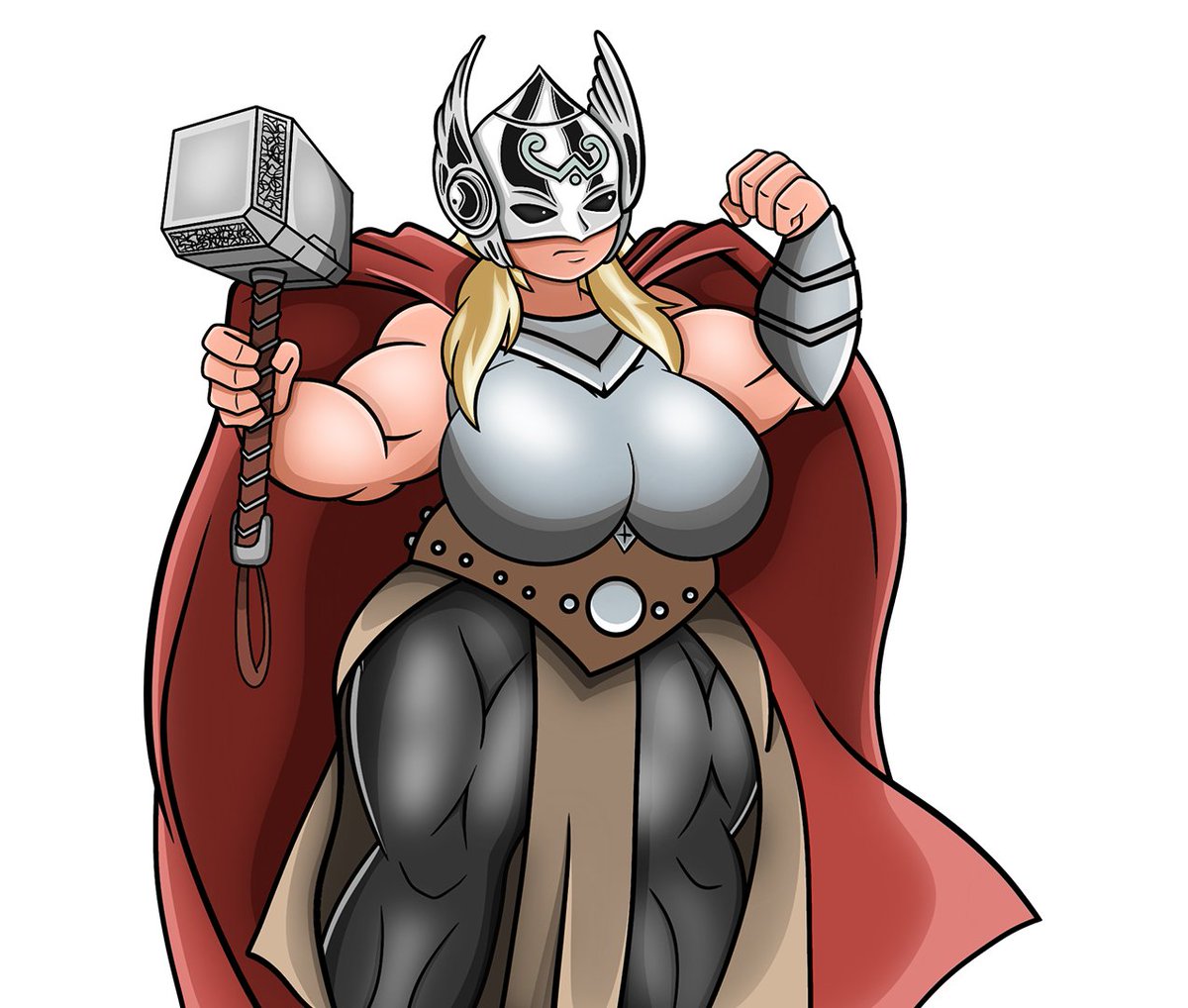 oppaiarts's tweet photo. My version of Jane Foster as Thor!
#ThorLoveAndThunder #janefoster #thor https://t.co/rbPuOEACGr