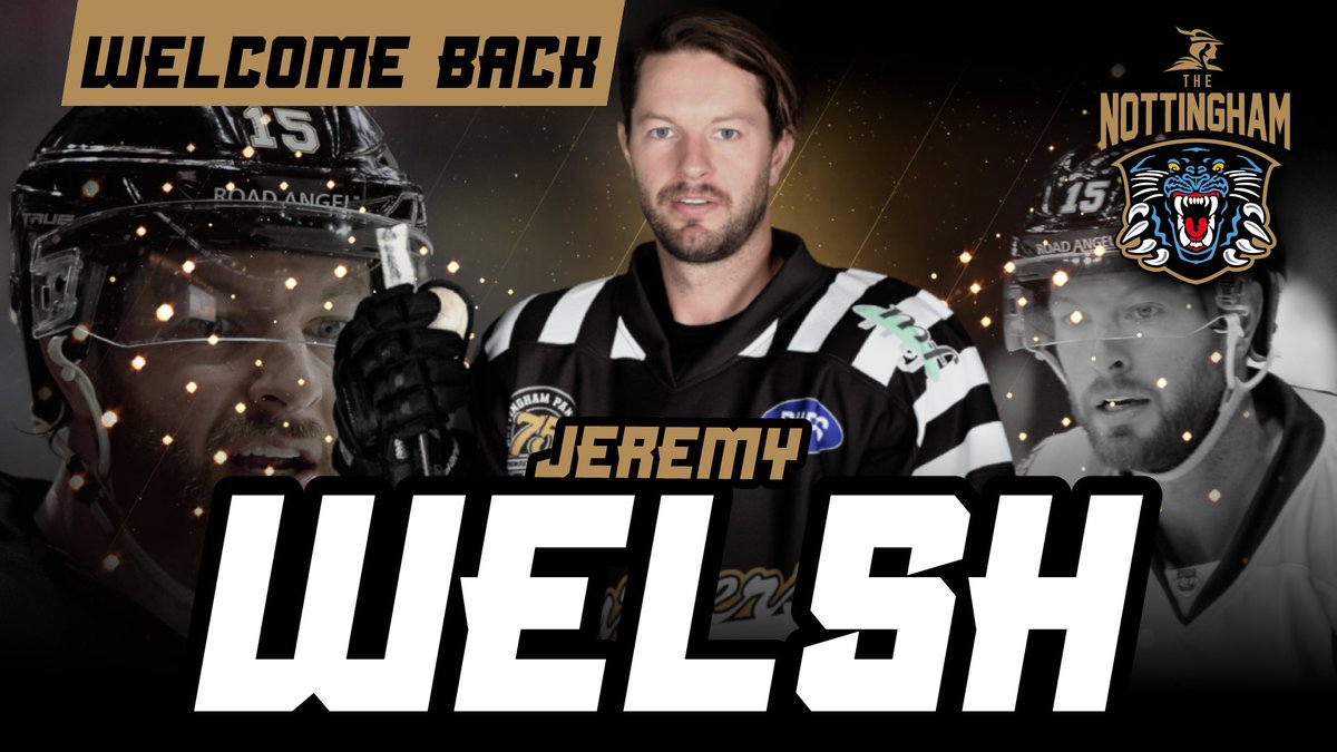 PanthersIHC's tweet photo. OFFICIAL: Jeremy Welsh will return to The Nottingham Panthers for the 2022/23 Premier Sports Elite League season.

👉 https://t.co/47AdVZTfZw https://t.co/WMQGQz4Vay
