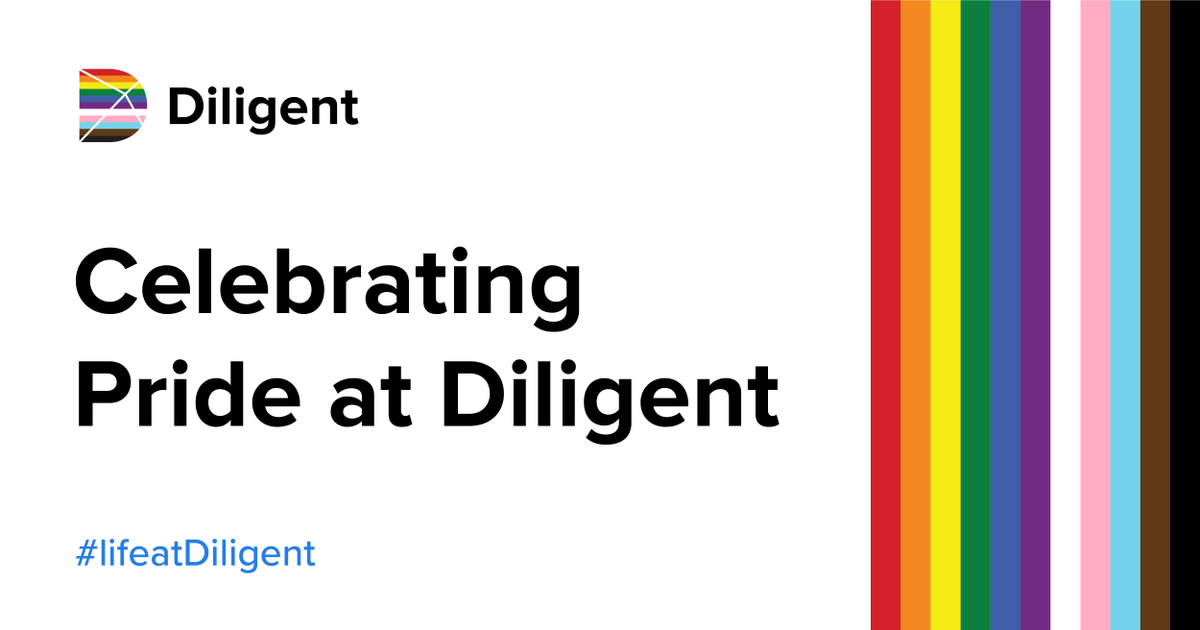 I am so glad to work in a space where everyone is able to be themselves and thrive, and I can't wait to share with you how we celebrate Pride Month and the LGBTQIA+ community together. #LifeatDiligent #PrideMonth2022