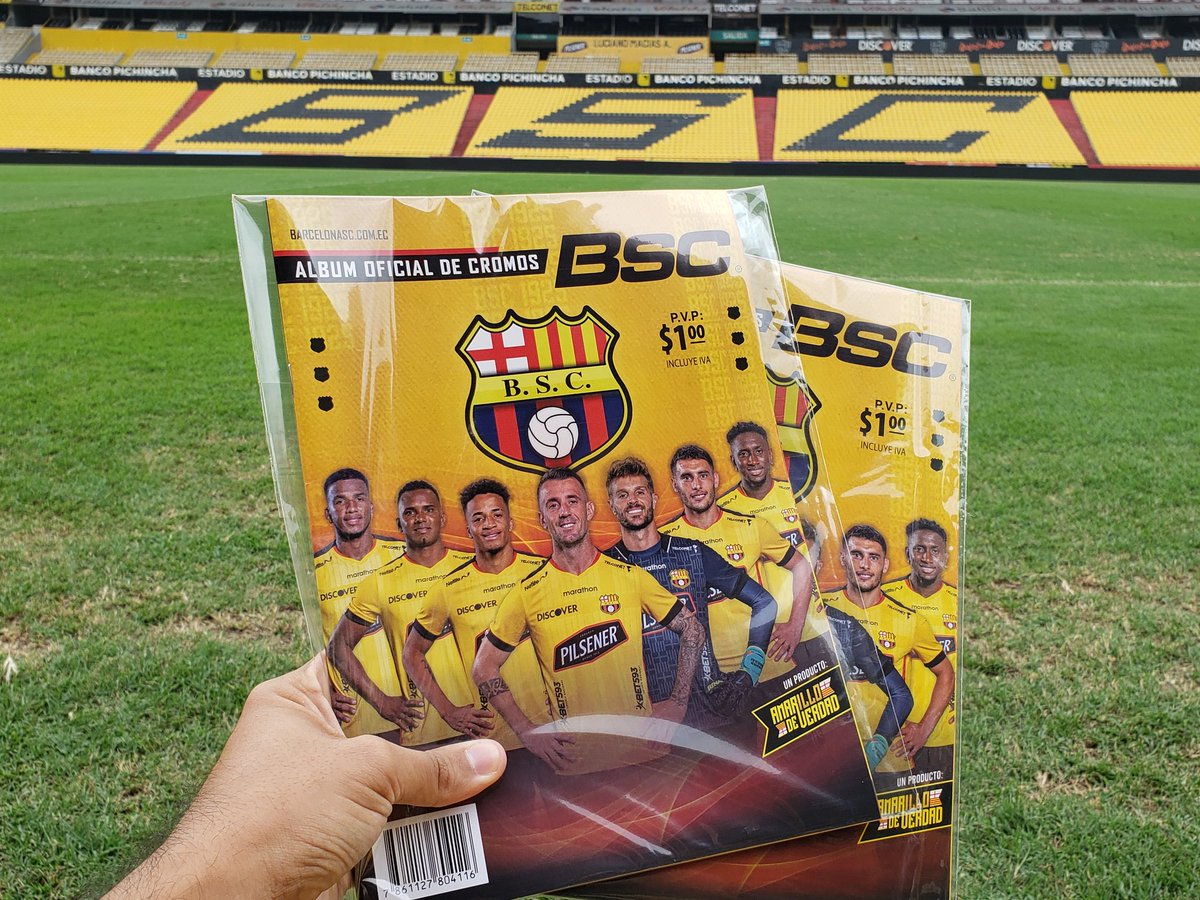 Diario_Super's tweet image. ¡Pilas, pueblo amarillo! Este lunes, #BarcelonaSC hizo oficial el lanzamiento de su álbum de cromos oficial. La revista se completa con 240 figuras, entre ellas varias especiales que deben ser canjeadas en los locales patrocinadores.