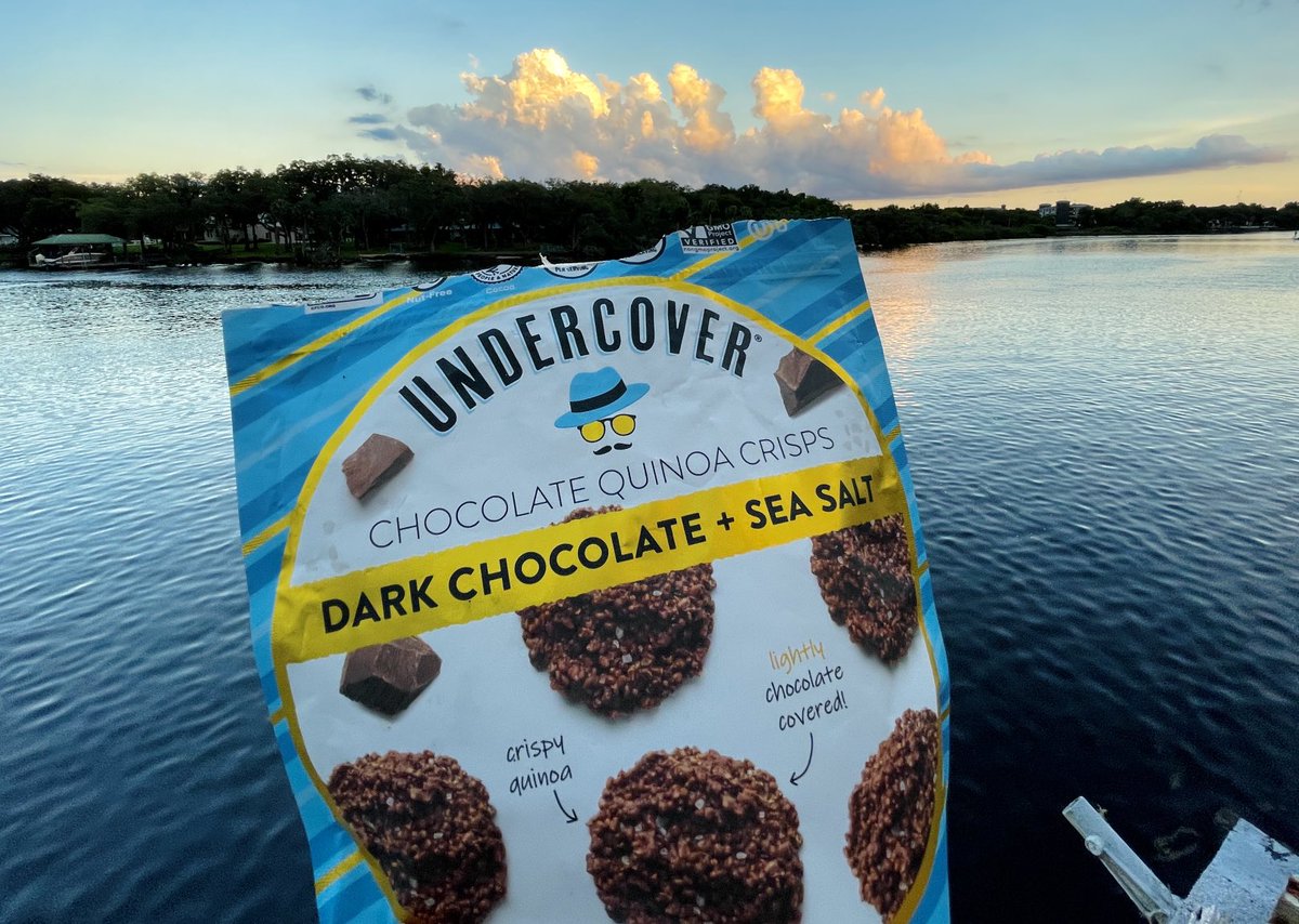 Snackable crack cocainnnah #undercover #chocolate #quinoa #texture #snacks
