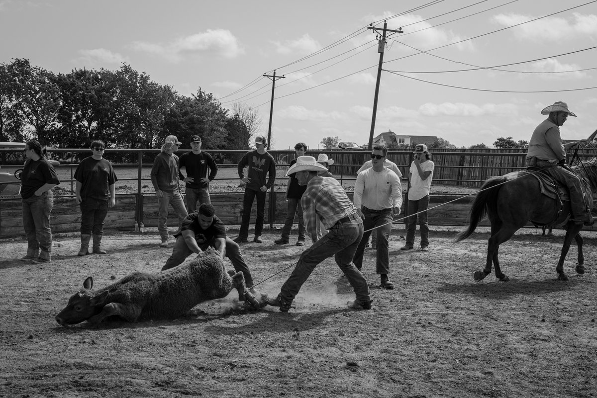 Cowboy work. TX, 2022. 
<a href="/LeicaCameraUSA/">Leica Camera USA</a>

#blackandwhitephotography 
#Documentary 
#leicaq2
#leica