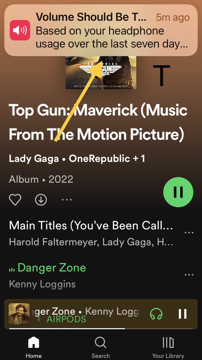 My phone just tried to tell me my airpod volume was too high. For <a href="/topgunmaverick/">Ian Simms</a> ??!! I don’t think so. This phone is not the boss of me. Now, if when an ACTUAL “Air Boss” told me to do something, well then I did…because THAT was an order. #gonavy #TopGun #TopGunMaverick