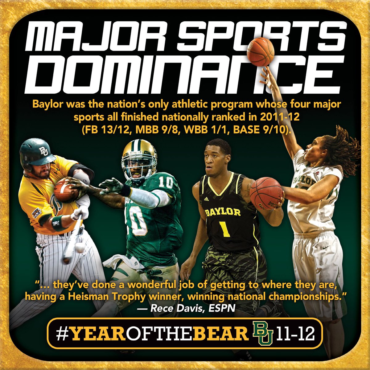 HeathNielsen's tweet photo. Remembering 10 years ago, when a talented hard-working group of athletes, coaches and staff combined some amazing seasons and made history. #YearOfTheBear ✊ https://t.co/abD5XAqQAU