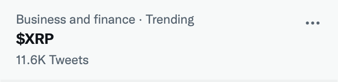 RT @ProCoinNews: #TrendingNow...

A little thing called #Ripple #XRP! https://t.co/JQTbSCl607