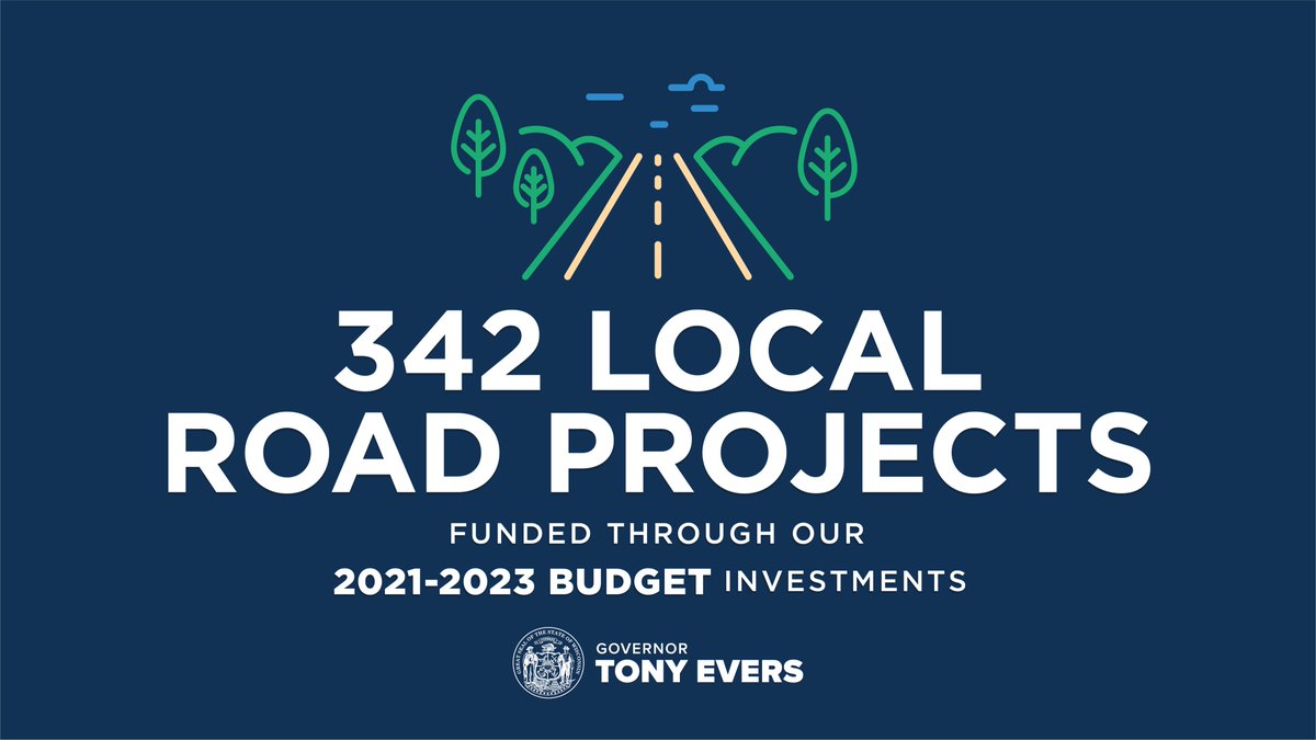 GovEvers's tweet photo. So far, we've improved more than 1,700 miles of roads and nearly 1,300 bridges across our state, and now we’re making another $149 million investment in fixing our local roads with 342 projects over the next five years. https://t.co/c6B39obEJd