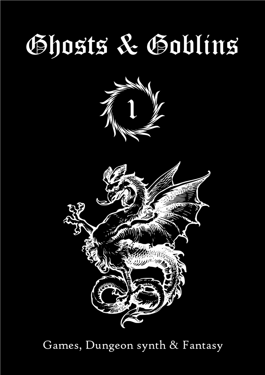 Ephemeral_Man's tweet photo. To mark the 10 year anniversary of discovering your world, Earth-6, here's the first of a new ezine &amp; mix celebrating games, Dungeon synth and fantasy: Ghosts &amp; Goblins.
https://t.co/HBqQVL9EcW https://t.co/LyHvj5DrVj