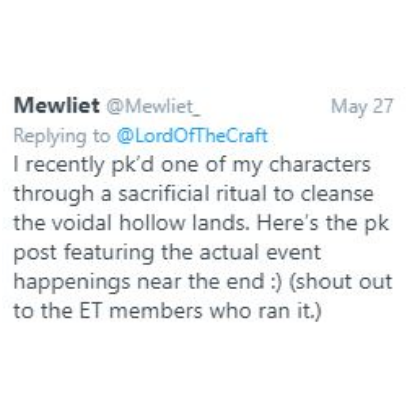 LordOfTheCraft's tweet photo. Since we only had a total of three replies to the competition we started a week ago for the sharing of roleplay. All three will be showcased and all three of you will be receiving a message shortly. Congratulations all the winners and stay tuned for future mini contests. https://t.co/OLoX0XwTS8