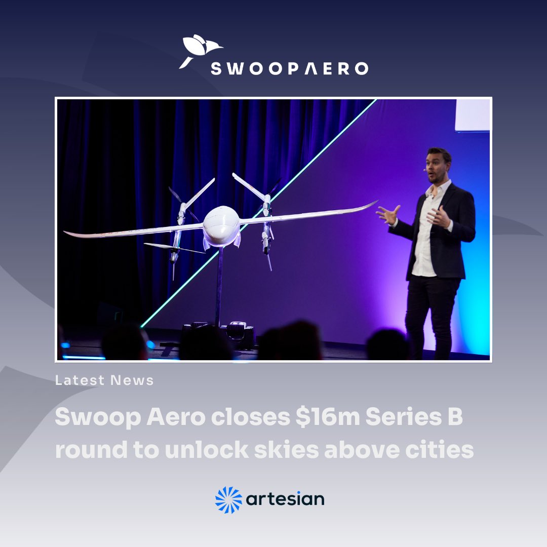 Congrats to portfolio co. @Swoop_aero on Series B funding round to facilitate entry into new markets, scale its integrated logistics networks and expand Australian manufacturing capabilities whilst progressing its renowned #impact-driven operations across Africa