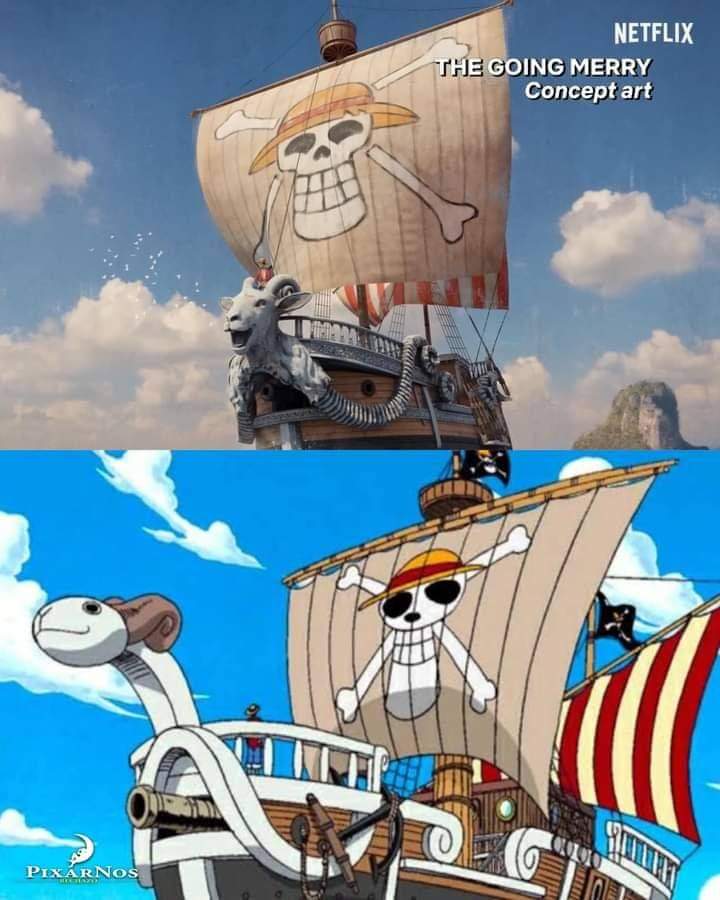 HoliSofi 🌑 on X: El Going Merry en el live action de One piece   / X