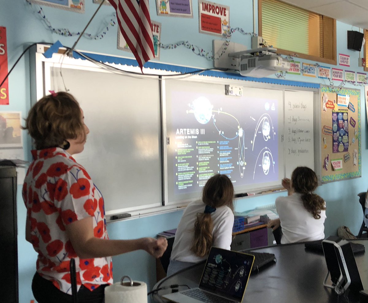 Lucy Retterer, Ambassador to NASA and student at USC, discussed The Artemis Project, black holes, and other interesting topics with 7th/8th grade science classes. They enjoyed the presentation and asked many questions. <a href="/SCSprincipal/">St. Catharine School</a> <a href="/scspta/">SCS PTA</a> <a href="/StCathStMarg/">St. Catharine Church</a>