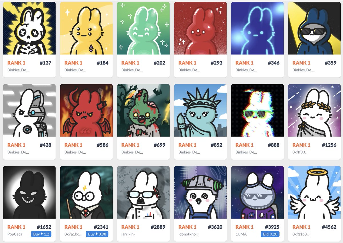 tell me these <a href="/BinkiesNFT/">Binkies Genesis🐰🌈</a> 1/1 are not FIRE