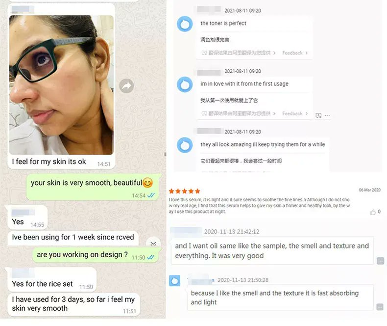 👏👏Feedback from customers, the effect is really obvious
🤳🤳Rice Hyaluronic Acid Niacinamide Brightening Repairing Private Label Skin Care Set
ruifa04.en.alibaba.com
#Skincare #keepyoung #beautiful #skincareroutine #skinroutine #celebrityskincare #beautysecrets #satisfying