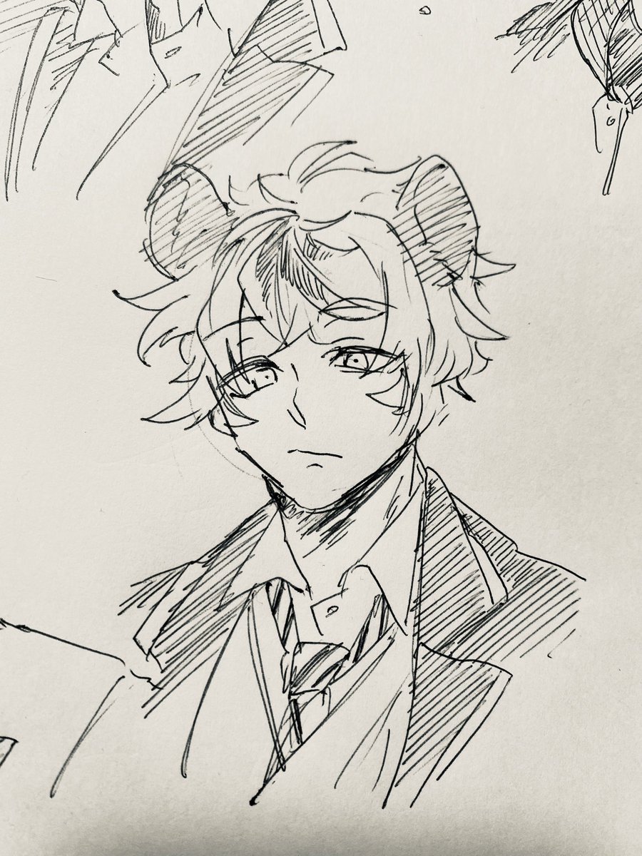 朝の一発描き
らぎぶちセンパイ 