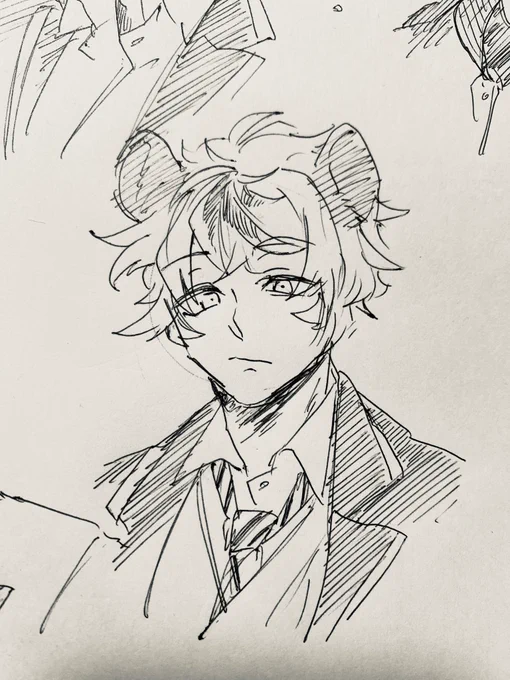 朝の一発描き
らぎぶちセンパイ 