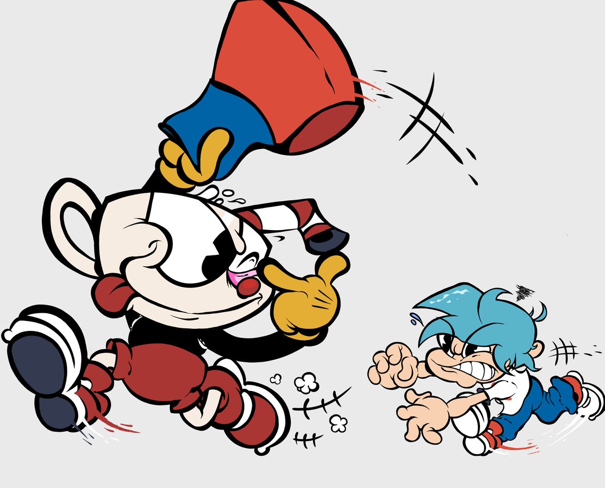 Cartoonsidius's tweet image. Immediately love this mod 💖✨ #Cuphead #funkhead #fnfmods