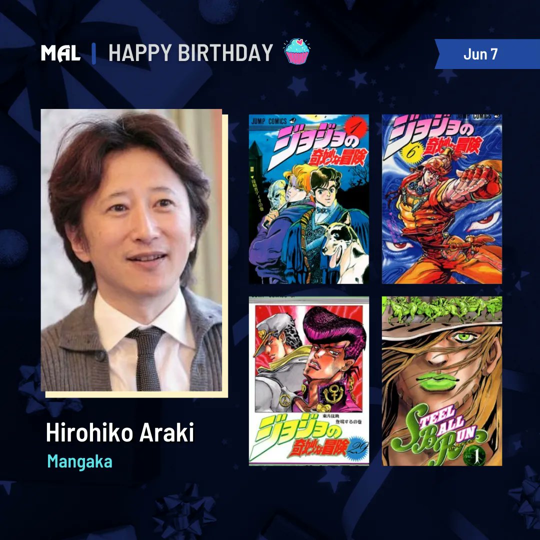 Happy Birthday to Hirohiko Araki! Full profile:  