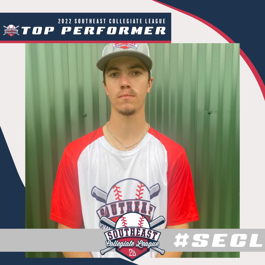 SECollegiateLge's tweet photo. ⭐️TOP PERFORMER⭐️

Brody Cook: 4IN 2H 5K 1R
Birmingham Red

@BevillBaseball 
#SECL https://t.co/L8bBQzJpDs