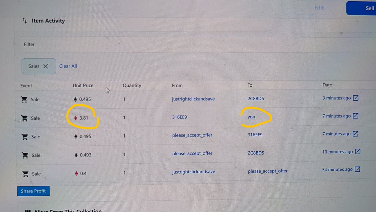 Dear Toonz family, can anyone help me?
I spent 3.81eth to bid a Dynamite by mistake. I was going to use it to bid a robot toonz. 。。
Can address 0x316ee9942fea227280c9f70ca292e01bf1c92ccc contact me?
🥹
<a href="/meta_cn/">DegenCats.eth🦥meme🦥hunter</a> <a href="/DegenToonz/">Degen Toonz</a> #TOONZ #toonztothemoon