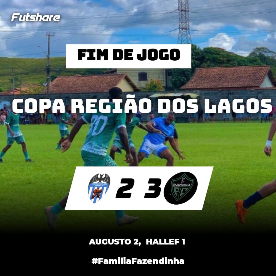 FFazendinha's tweet photo. Fim de jogo ontem terminou assim , fora de casa fomos buscar a vitória contra a forte equipe do Nova Geração de iguaba , e com muita vontade e garra saímos na frente e conseguimos segurar o resultado , terminando assim Nova Geração 2 x 3 Fazendinha 📸🚀 https://t.co/PUDHLaxKBa