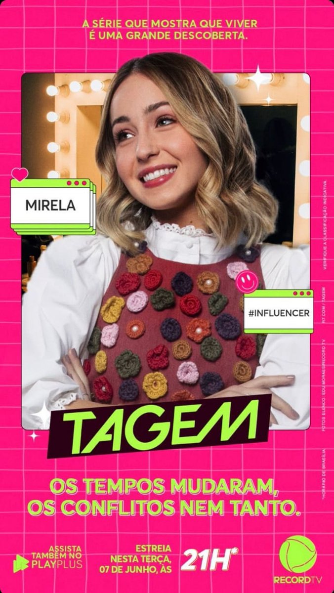 ElisianeBeatriz's tweet photo. Bora colocar o lembrete pra amanhã dia 7 de junho as 21hs. #TAGEM #Mirelou #EstreiaTAGEM https://t.co/5JlIXMoWnh