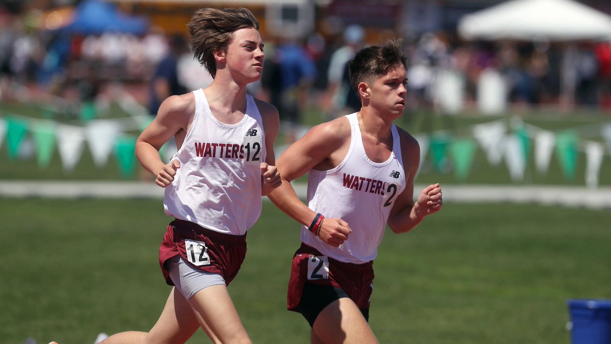 WattersonTF's tweet photo. Junior Finn Kephart and senior Max Latshaw ran the 3200 at this weekend's state meet at Jesse Owens Memorial Stadium.

Kephart finished 10th with a time of 9:34.58, the fastest in school history by a junior.

Latshaw, who was battling illness, placed 17th with a time of 9:51.12. https://t.co/RenasXnGpo