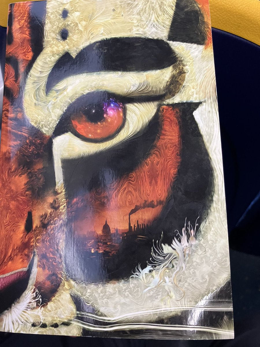 talesonmoonlane's tweet photo. Monday has been a day of lows and highs. Missed the launch of #WhileTheStormRages but now have a new #BusRead #Tyger @whatSFSaid @DaveMcKean https://t.co/d2HGNST0Oj