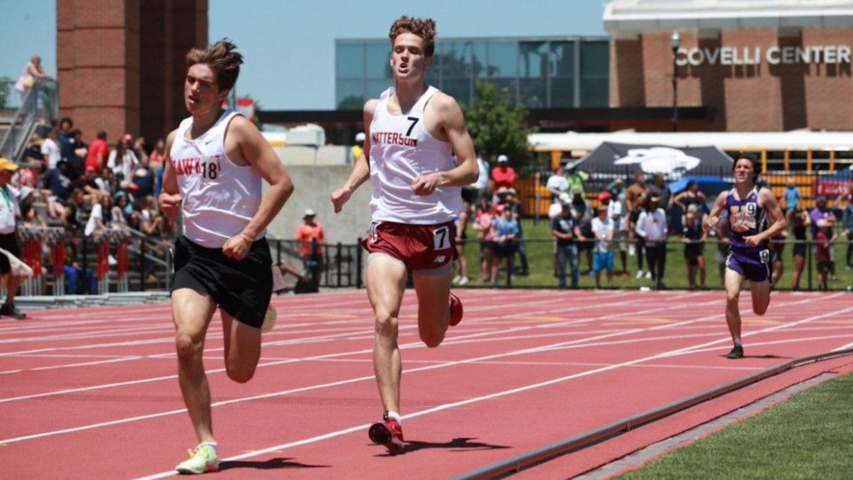 WattersonTF's tweet photo. Senior Cris Kubatko ended his career with a bang, setting a new school record in the 1600 at this weekend's state meet at Jesse Owens Memorial Stadium.

Kubatko finished 10th with a time of 4:22.01, eclipsing Will Garey's mark of 4:22.42 set just last season.

Way to go Cris! 🙌 https://t.co/dWnzg5pO6A