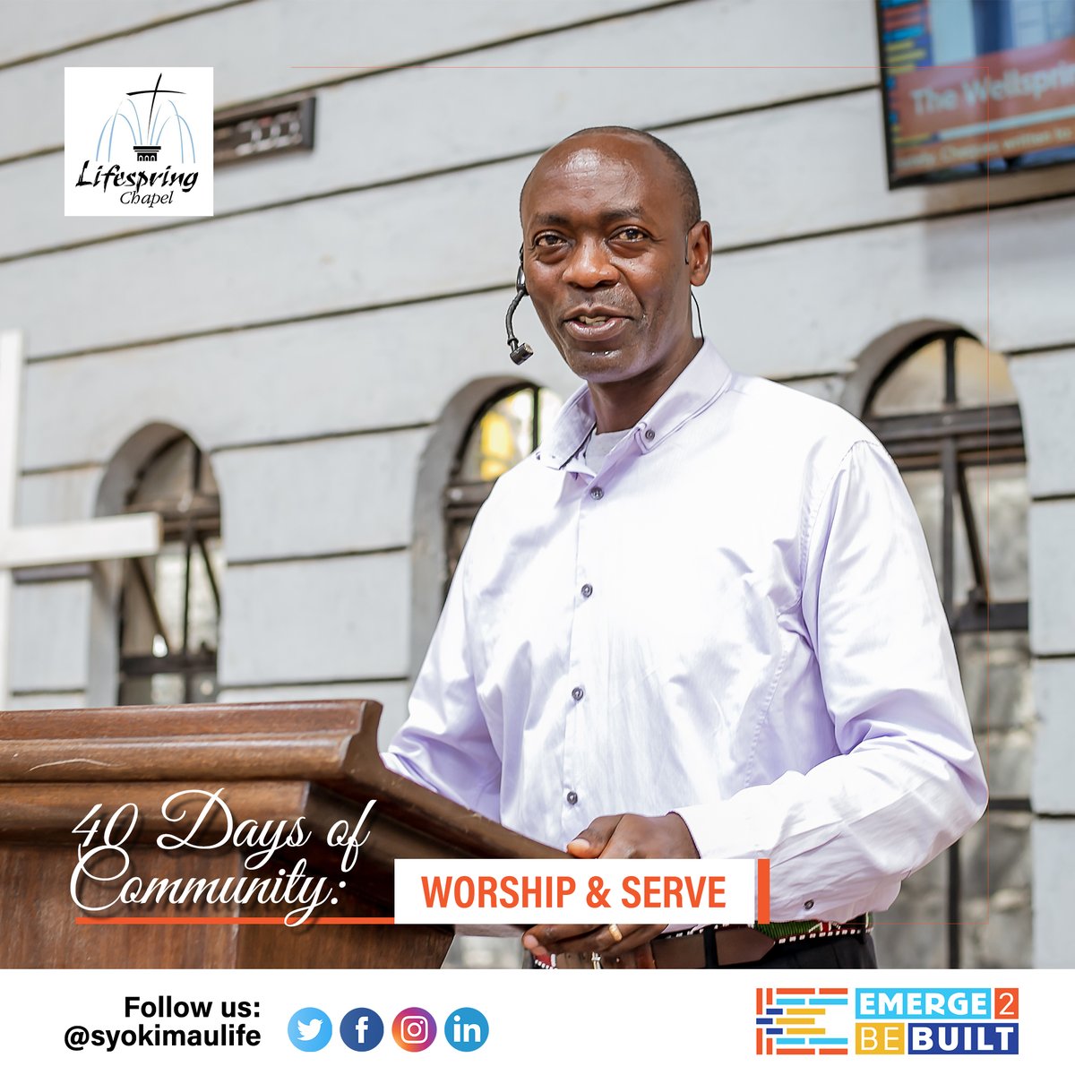 SyokimauLIFE's tweet photo. As Christians, we are called to serve one another. Phil 2:2 and Gen 5:13 puts emphasis on the same. How do we serve others? Through: sharing burdens, generosity (gifts and talents), humility, our sacrifices (time) and cooperation
#Emerge2022 #Emerge2BeBuilt #40DaysOfCommunity https://t.co/eliyG9U7pR