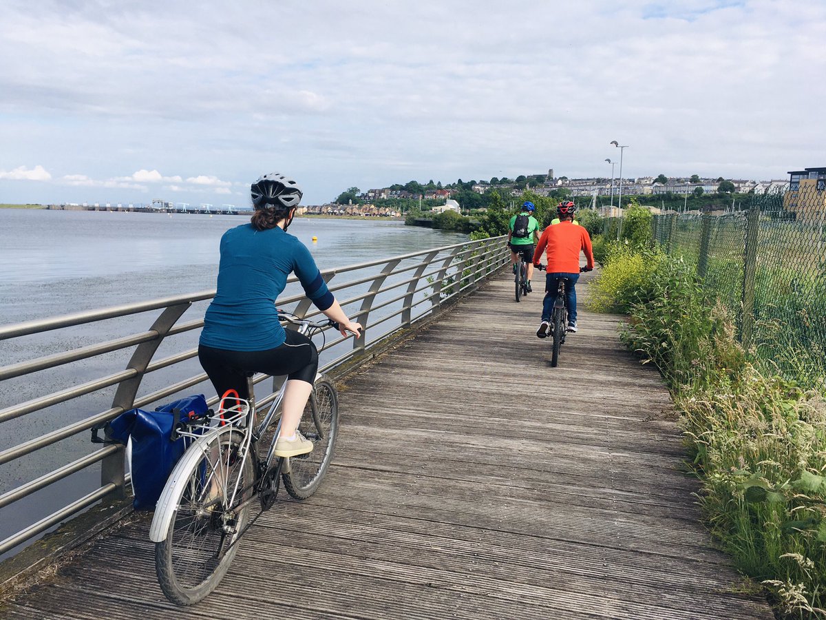 BikeWalkScoot's tweet photo. Great fun helping out with a @BritishCycling guided ride around the scenic #Cardiff Bay Trail to kick off the start of @WeAreCyclingUK #BikeWeek2022! Looking for a ride to do this weekend? Come and join @PedalPower_Diff #RideForAll on Saturday!🚲🏴👍🏻 https://t.co/z9mjBw7l1X