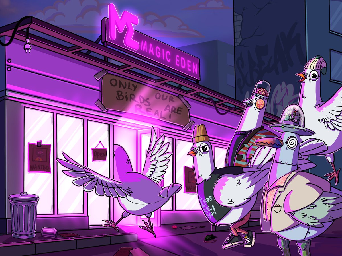 danger_valley's tweet photo. Just three words - Magic Eden Launchpad.

Pigeons' adventure will begin on June 11 with the launch on the @MagicEden launchpad. We hope you're ready for what's coming, degens. https://t.co/zqmoOmempy