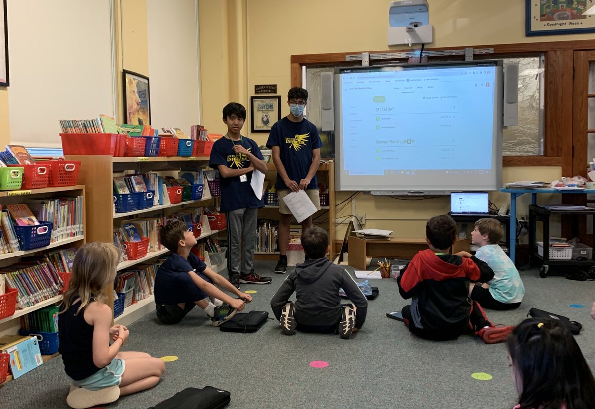 Union School Library tweet media
