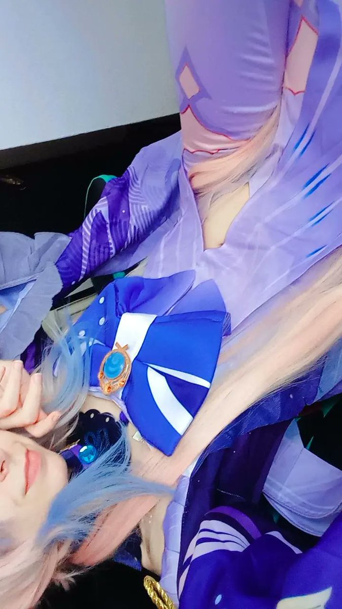 MiiChan_14's tweet photo. Me ha llegado el Cosplay de Kokomi 💙🐟 https://t.co/g5schympzY