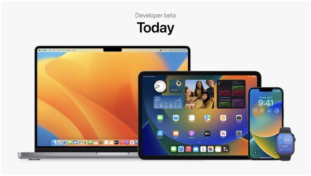 AsaadTech1's tweet photo. الانظمة راح تتاح بشكل تجريبي اليوم

#مؤتمر_آبل 
#WWDC22 https://t.co/eBDsDvuwyk