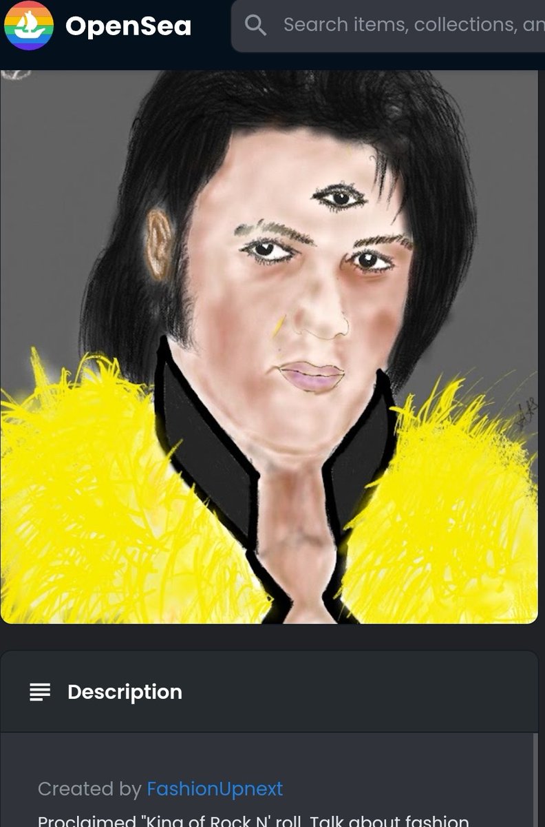 visionarymuseum's tweet photo. @ElvisPresley #NFTs  #NFTGiveaway
#rocknrollart
#RockAndRoll
@nextinfashion
#MTVAwards
#ELVISVOGUExROSE
He still lives. Follow up in the archives àt
https://t.co/t2mABdRg7U https://t.co/Zmc6k1x2CR
