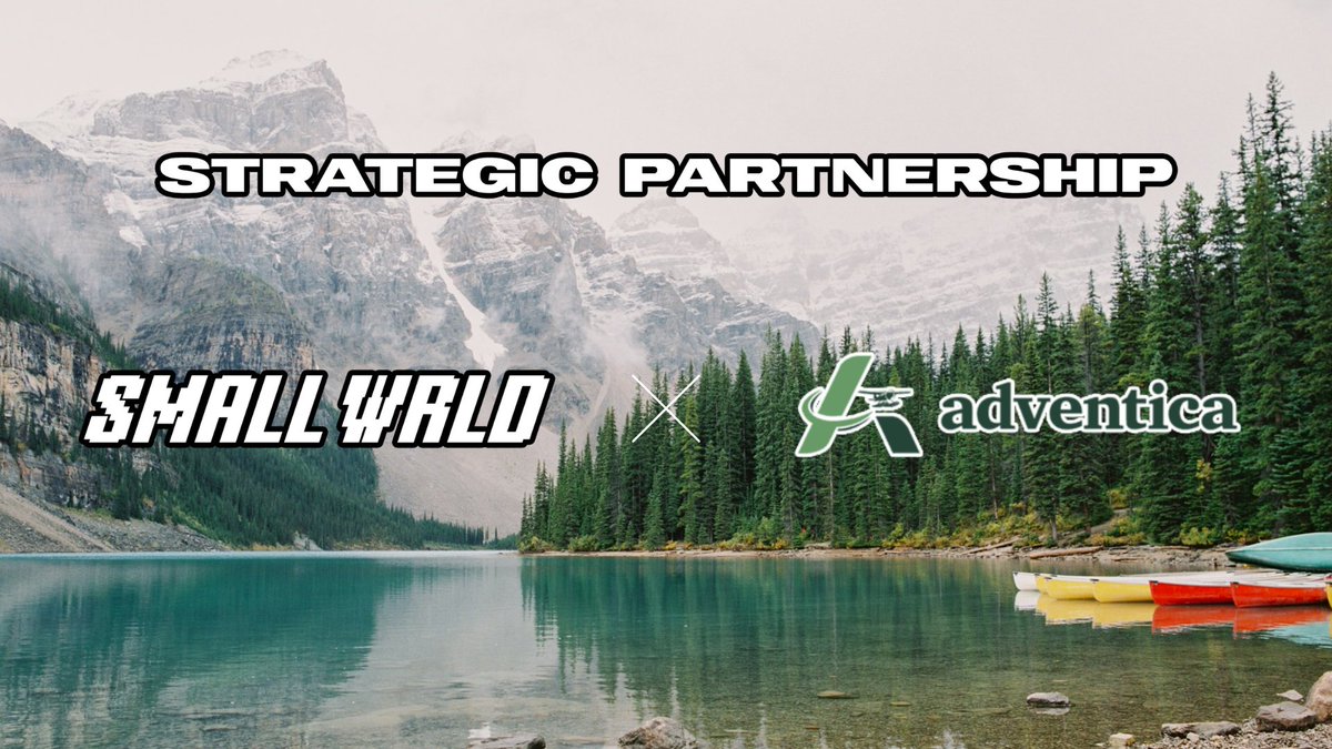 SmallWrldOrg's tweet image. Excited to announce strategic partnership with Adventica Luxury Travel Inc. 🤝✈️

This deep-rooted partnership brings us a big step closer towards fulfilling our vision over both the short and long term.

Further information coming soon.

About Adventica:
adventicatravel.com