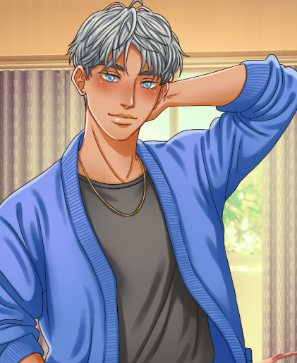 HeartySoupGames's tweet photo. Luca worked a late shift, but he's here now!
"@EdenxWrites, Hmm...She's kind, smart, quick-witted, and doesn't mind helping me grocery shop cause my fridge is always empty. #Bachelorproblems"
#otomejam #otometwt #indieotome #indievn #vndev https://t.co/b0QCXz2rIW