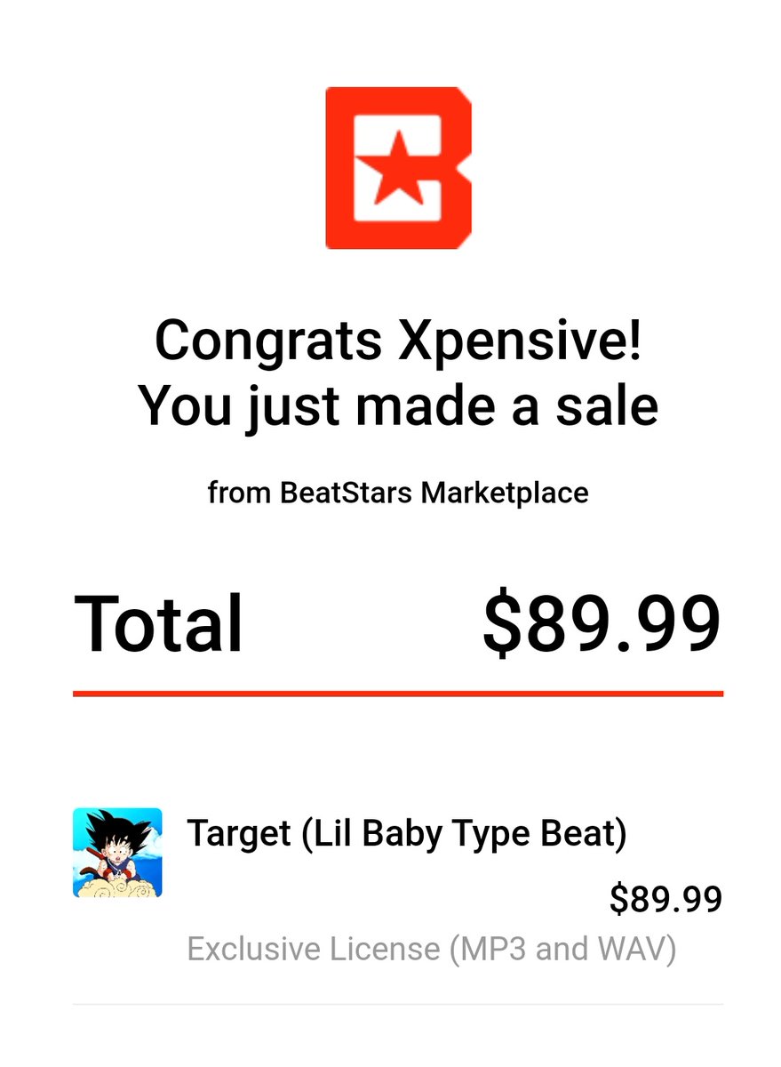 xpensivebeats's tweet photo. Thanks @BeatStars 🙌 Love the platform and the community #BeatStarsPays https://t.co/Svc1e10txl