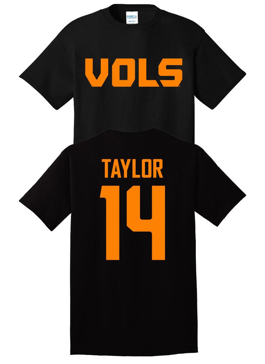 UTVolShop's tweet photo. The rumors are true.

Blake Burke and Charlie Taylor dark mode shirseys are available now for PRE-ORDER! https://t.co/VTQFjW4UlK 🌑 https://t.co/yILtK68fgr