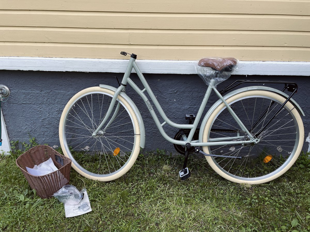 Hmm, ordered myself a bike and it is missing the handlebar. I guess I’ll just start practising my circus act…