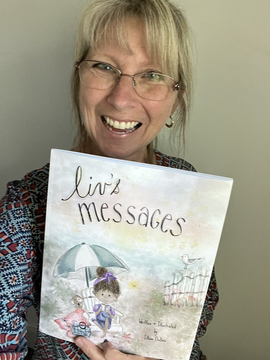 Look at the beautiful book that came today! Filled with the ❤️ and talent of @JillDuBois22 🥰 @imparted_joy