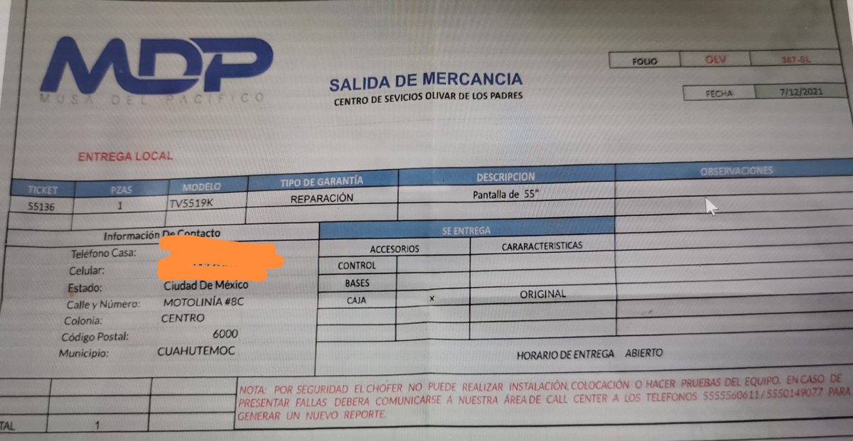 getzedeleon's tweet photo. A la media hora, me marcan de la empresa @SoporteMusa para saber mi opinión respecto al servicio del cuál expresó que me entregan la pantalla estrellada.
Ingreso nuevamente mi garantía para la pantalla y es fecha que no tengo ninguna respuesta y solo me dan largas.
@Profeco https://t.co/cKQxMVvWBj