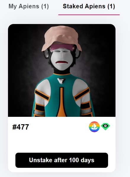 quita7lord's tweet image. IT'S TIME FOR 🥩!! #Staking #APIENSTAKEOVER #BAPESCLAN @TFGmykL @TheApiens @0xpaulNFTS @APIENS2301 To the mooooon 🚀🚀🚀🚀