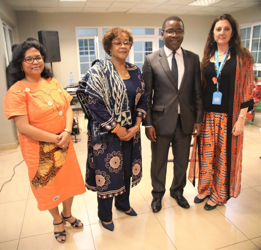 UNFPACameroon's tweet photo. Send-off ceremony at @UNFPACameroon for Resident Representative @SitiBOussein. Staff, close relatives and friends from the professional landscape joined together to honor this long-serving and passionate advocate of universal access to #SRHR. https://t.co/PyIlEzDqGN