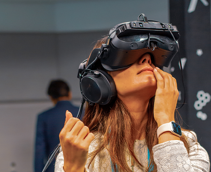 Our multi-user virtual reality system paired with <a href="/voidvr/">The VOID</a>'s location-based entertainment experience demonstrates unlimited possibilities for entertainment. Read more about our hyper-realistic virtual reality demo at <a href="/ARealityEvent/">AWE</a> here: xcom-labs.com/xcom-labs-coll…