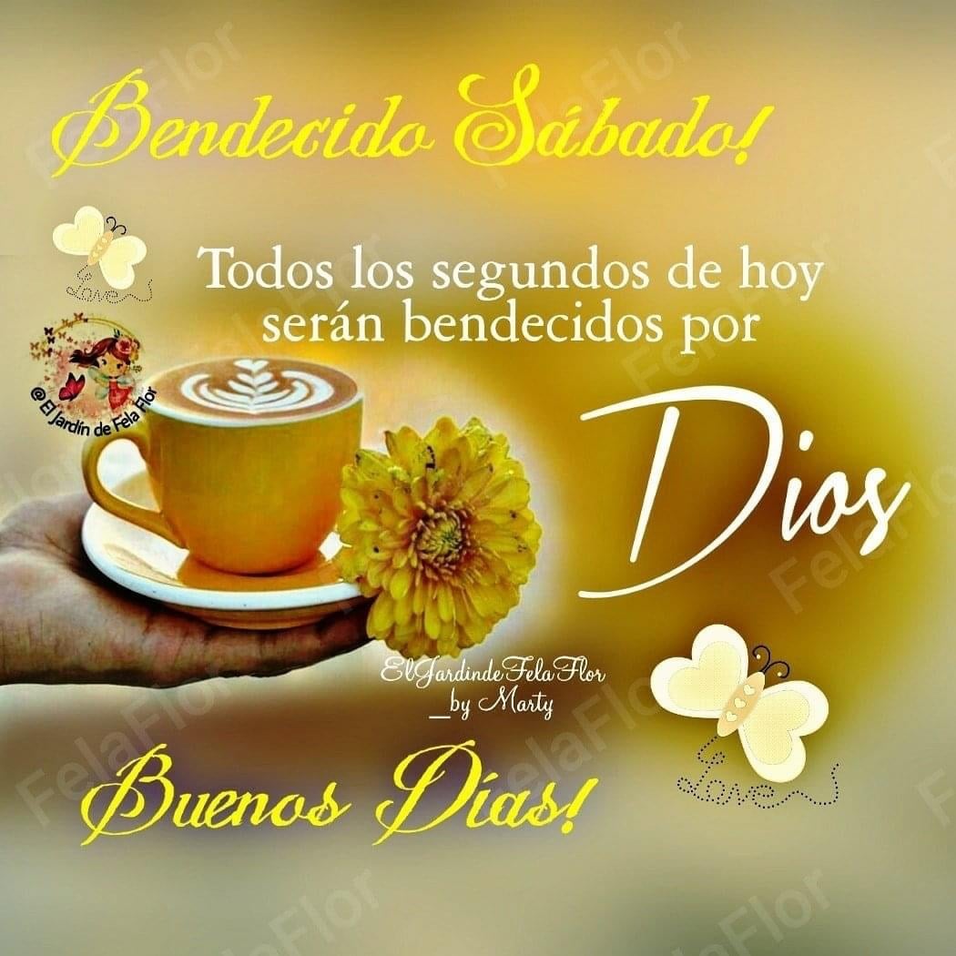 Buenos dias, gracias Señor por un nuevo dia, por un nuevo fin de semana , y por una nueva esperanza, que nos llena de gozo y de paz a todos los que confiamos en ti. Amen 🙏☀️
"Que cada segundo de este dia seamos bendecidos por Dios." Feliz Sabado.