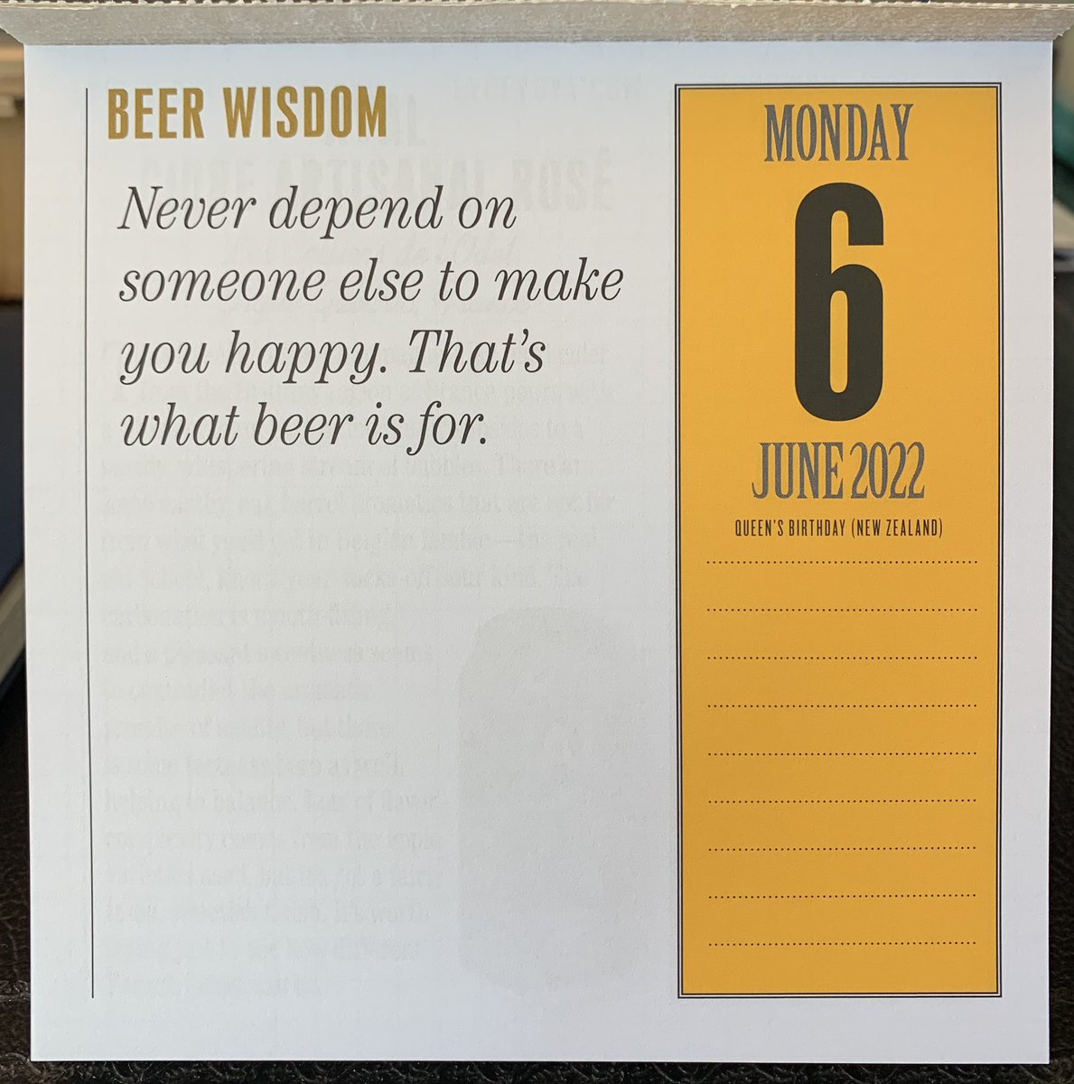 CampingandStuff's tweet photo. Happy Monday #beerwisdom https://t.co/LtWkgQojwO